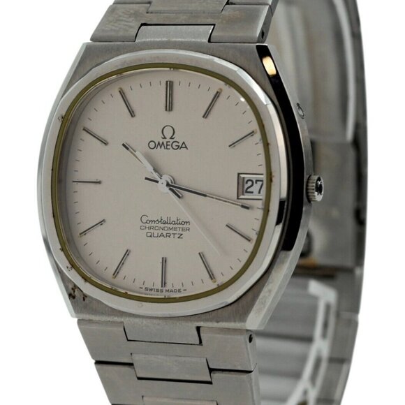 Omega 34mm Men's Constellation Chronometer Quartz Cal. 1333 Watch Ref